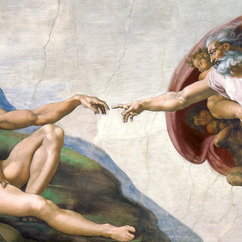 The Creation of Adam (1511-1512) by Michelangelo