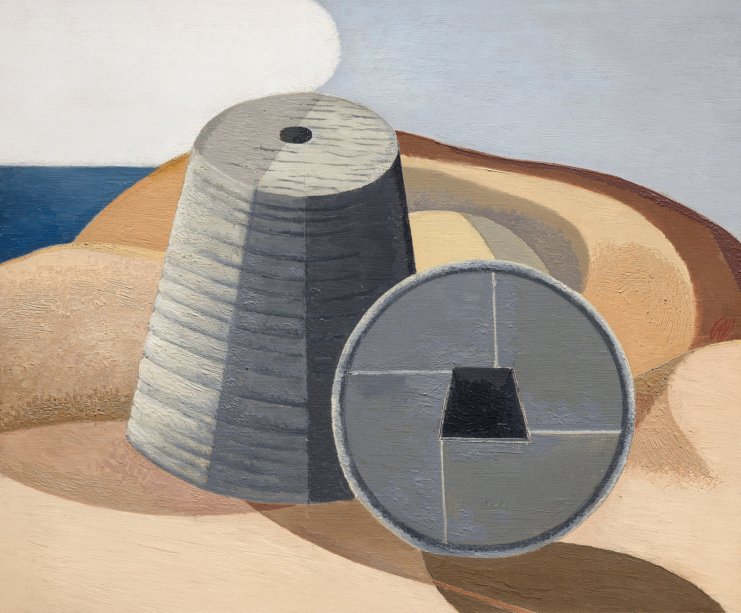 Mineral Objects (1935) by Paul Nash