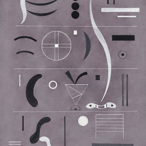 Four Parts (1932) by Wassily Kandinsky