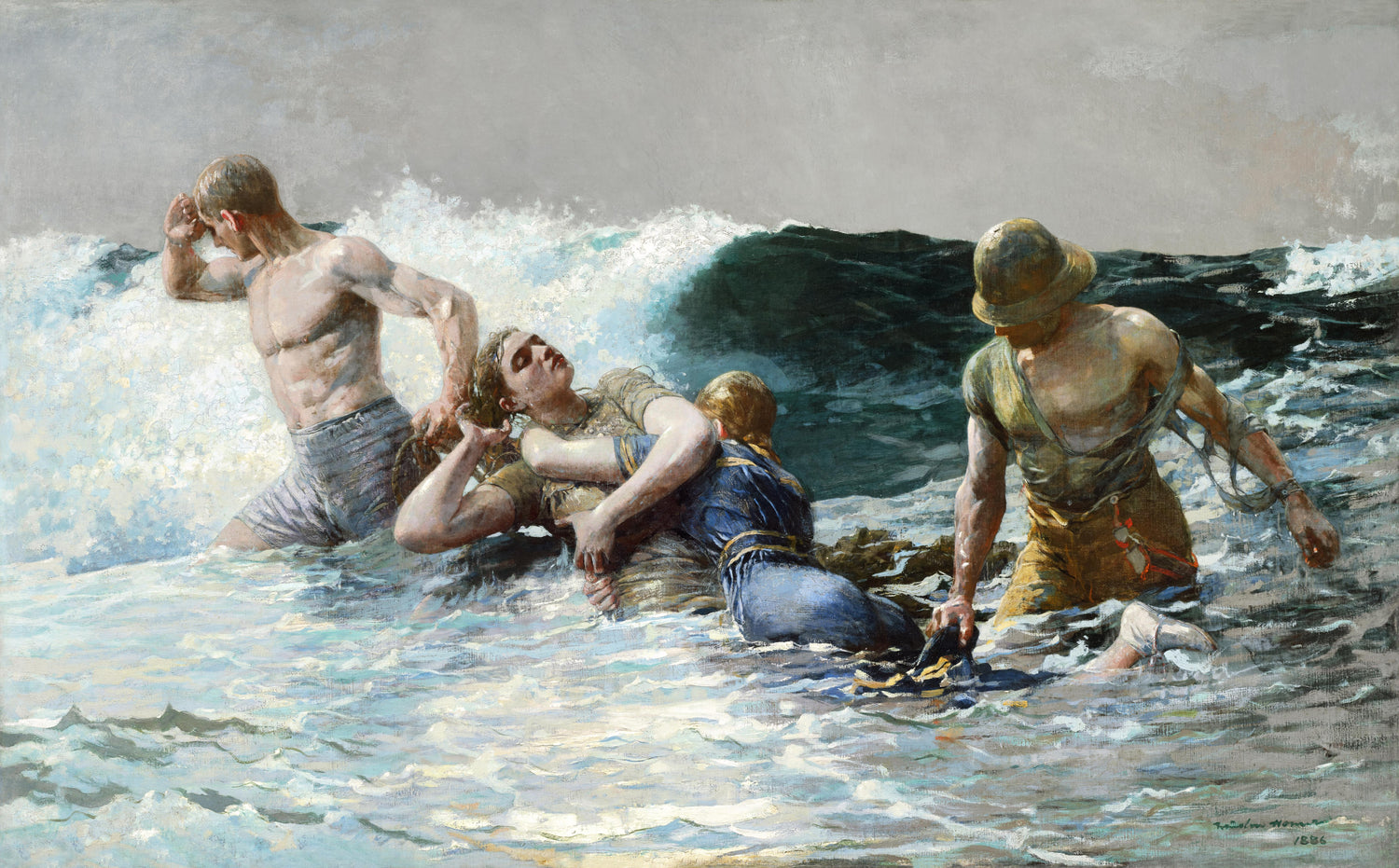 Undertow (1886) by Winslow Homer