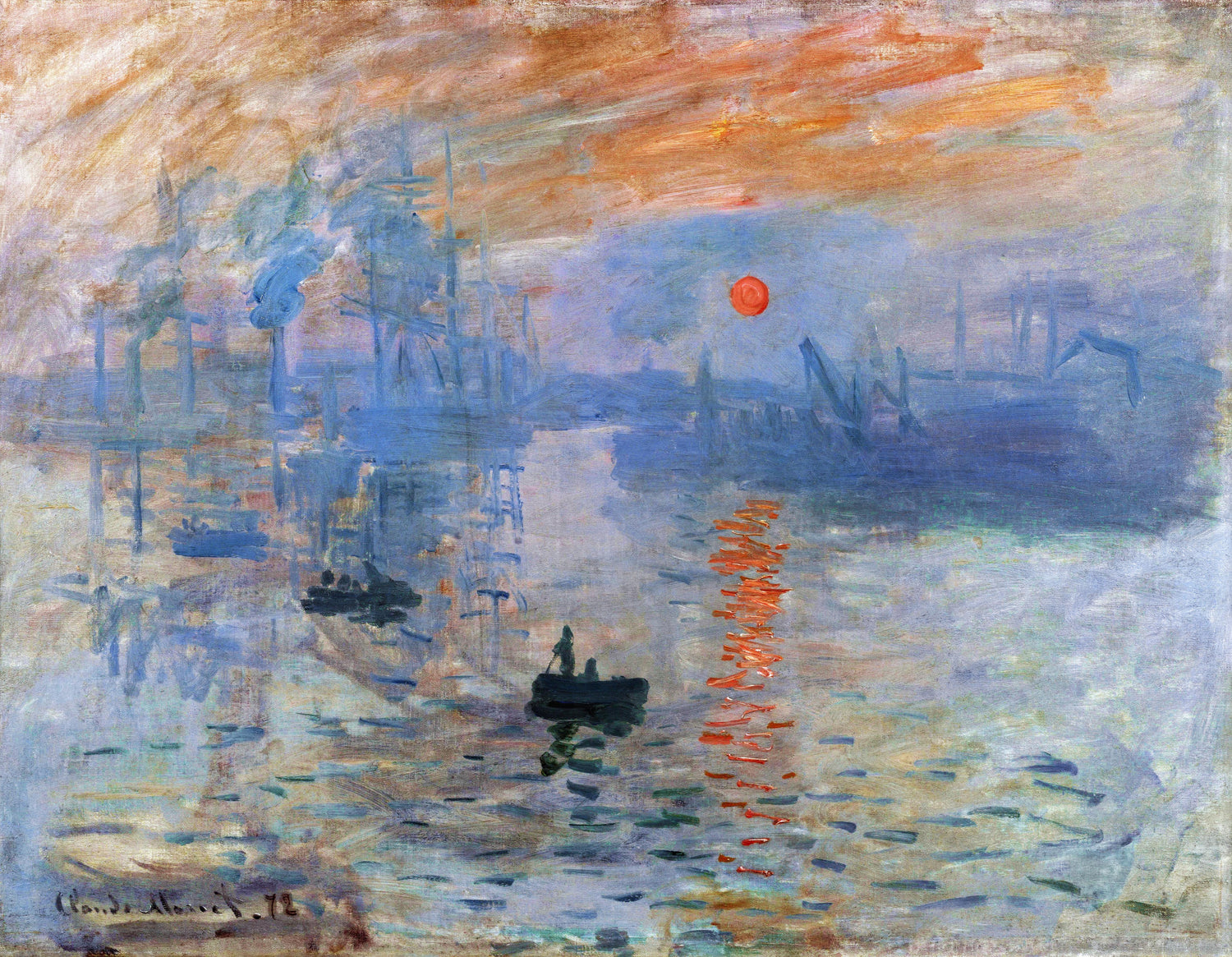 Impression, Sunrise (1872) by Claude Monet