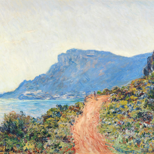 The Corniche near Monaco (1884) by Claude Monet