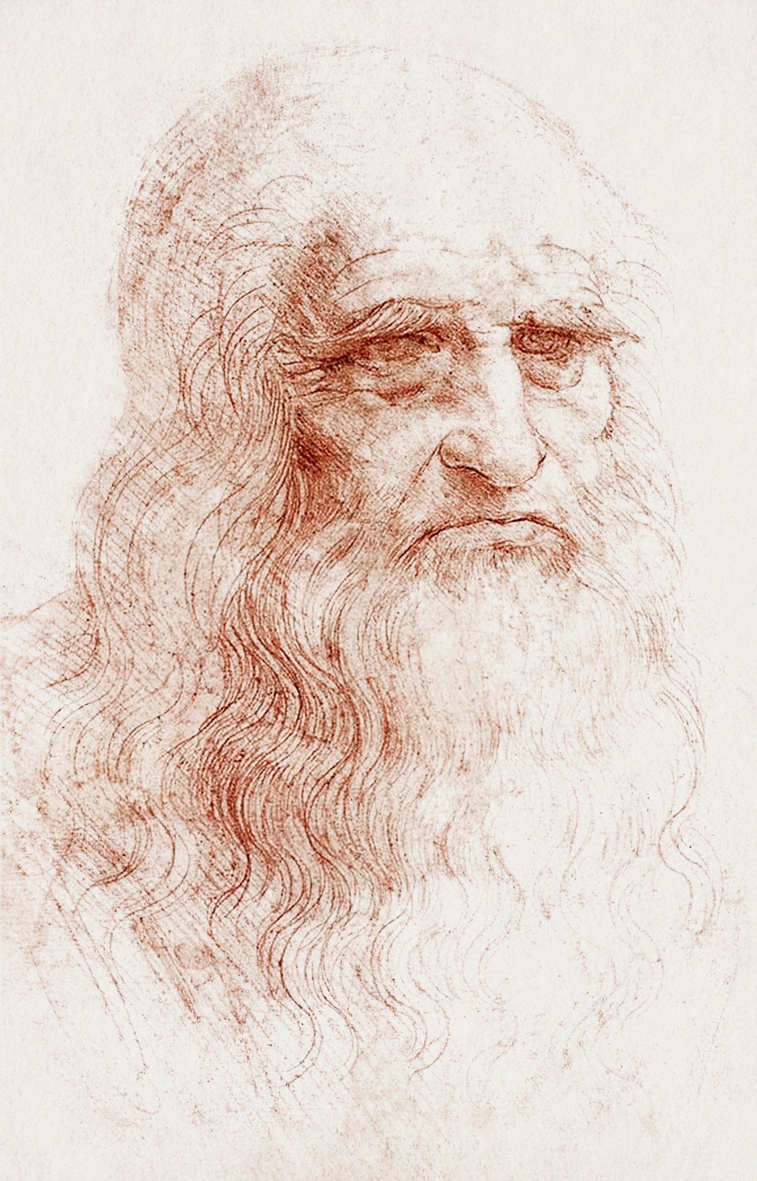 Self-portrait (1512) by Leonardo da Vinci