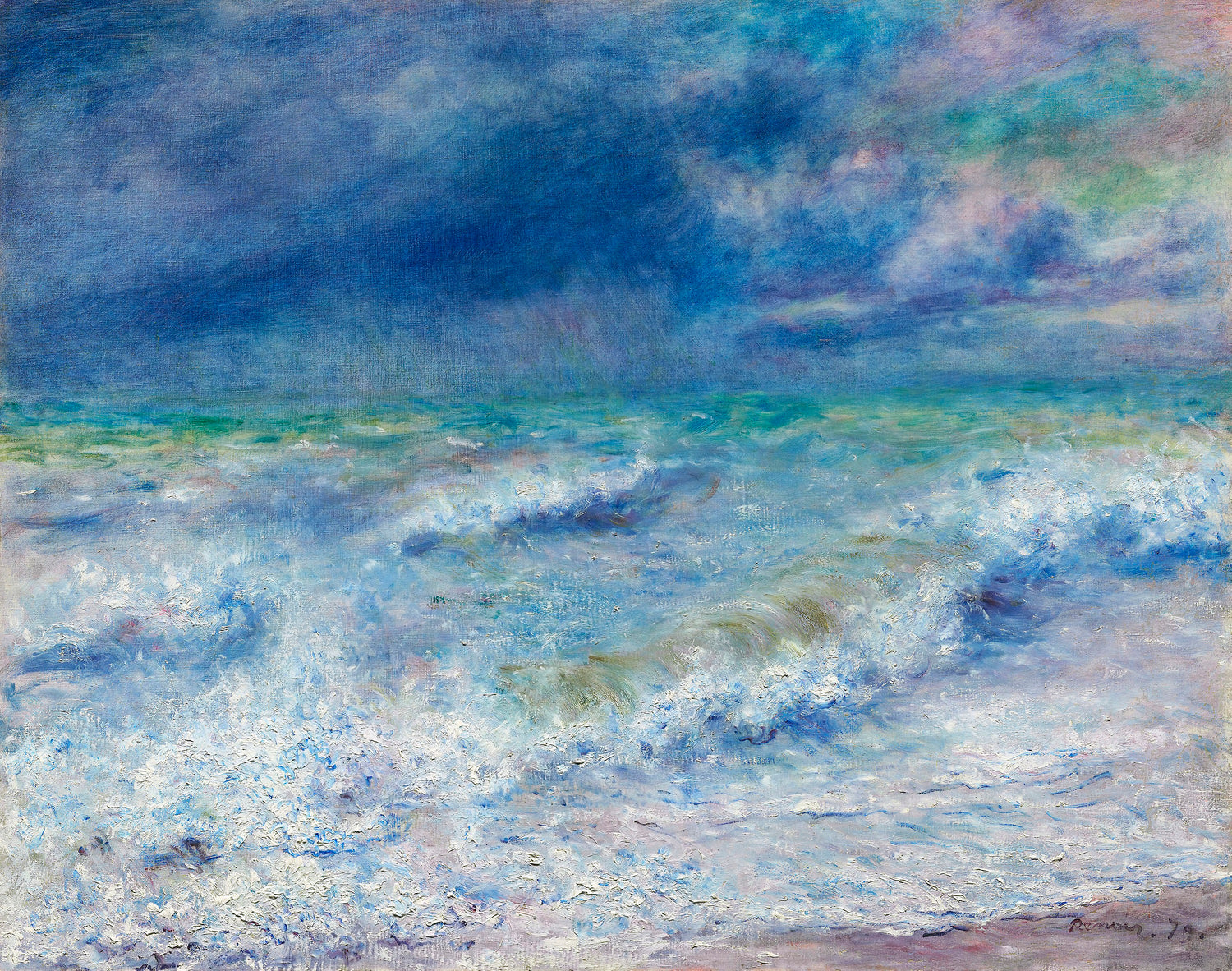 Seascape (1897) by Pierre-Auguste Renoir