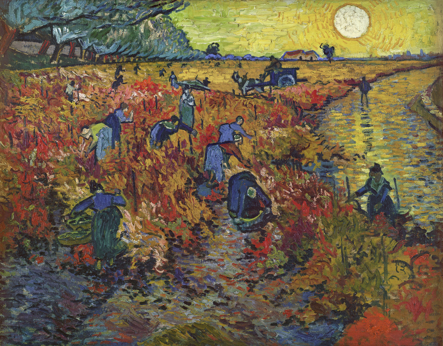 The Red Vineyard (1888) by Vincent van Gogh