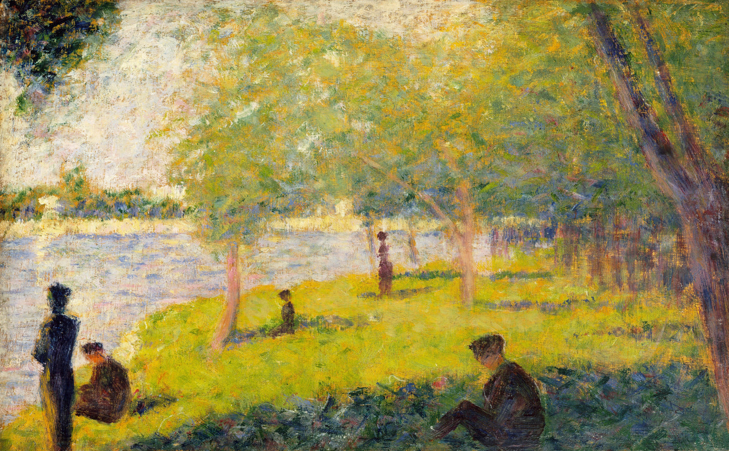 Study for a Sunday on La Grande Jatte (1884) by Georges Seurat