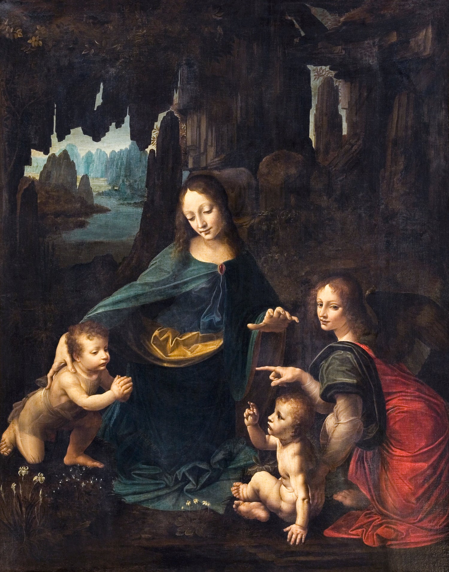 The Virgin of the Rocks (1601-1700) by Leonardo da Vinci