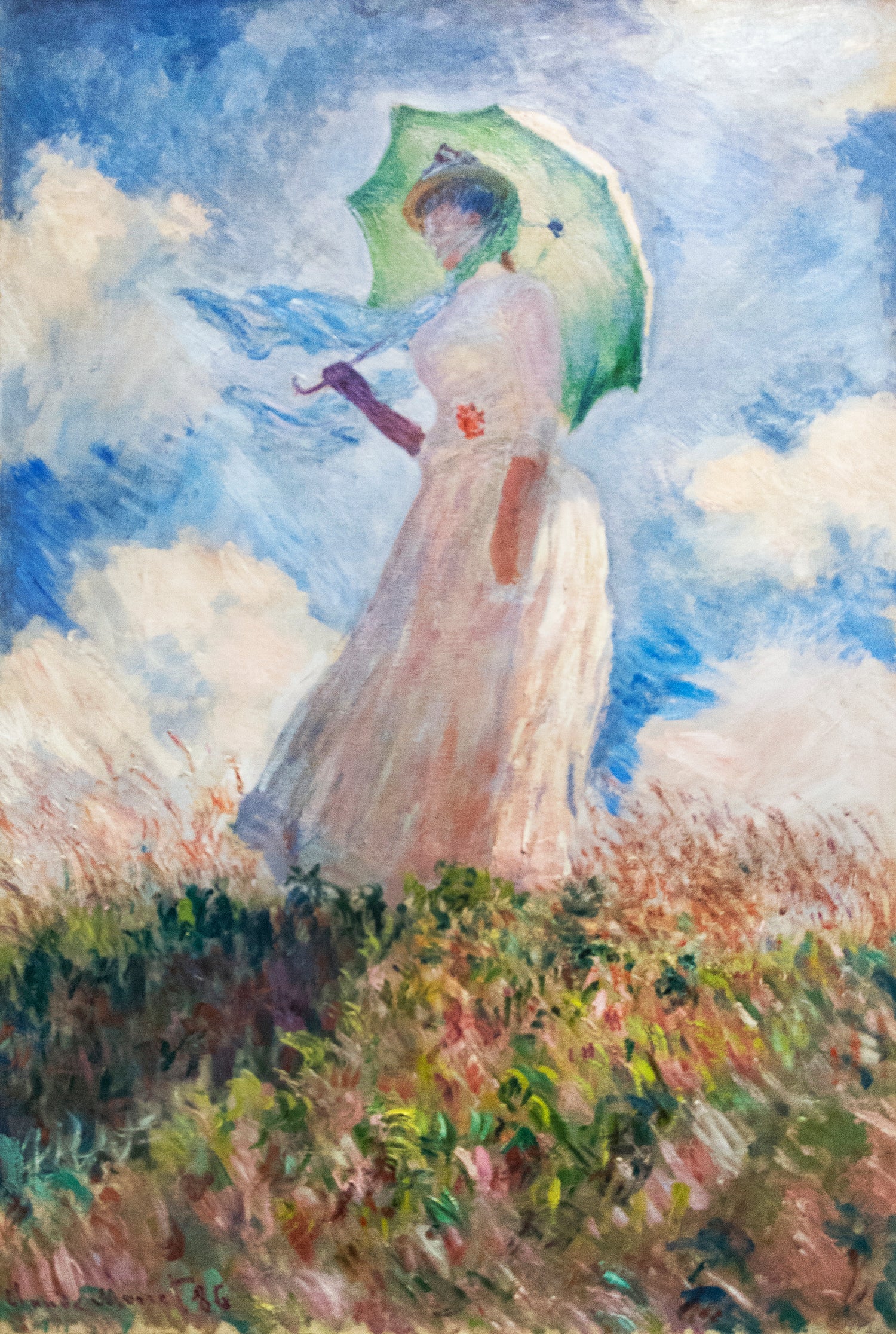 Suzanne Hoschedé; (1886) by Claude Monet