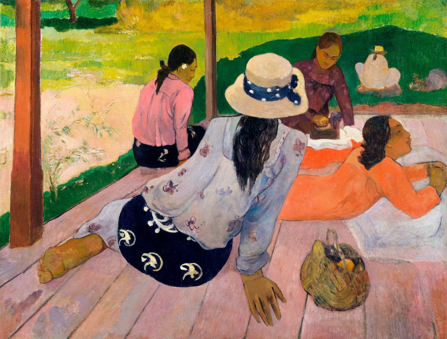 The Siesta (1892-94) by Paul Gauguin