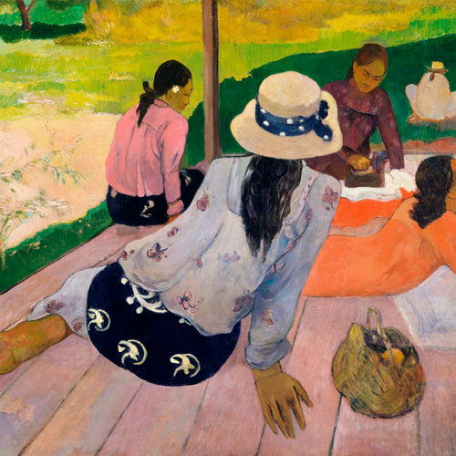 The Siesta (1892-94) by Paul Gauguin