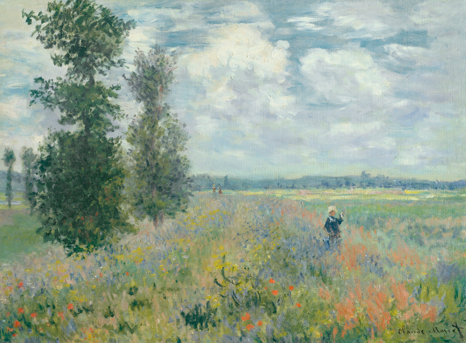 Poppy Fields near Argenteuil (1875) by Claude Monet