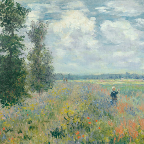 Poppy Fields near Argenteuil (1875) by Claude Monet