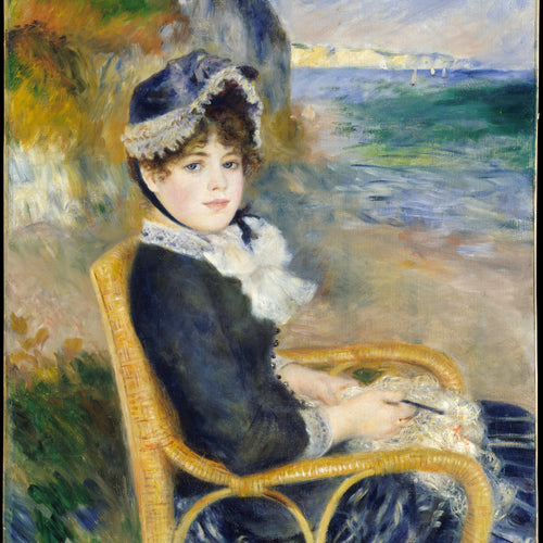 By the Seashore (1883) by Pierre-Auguste Renoir