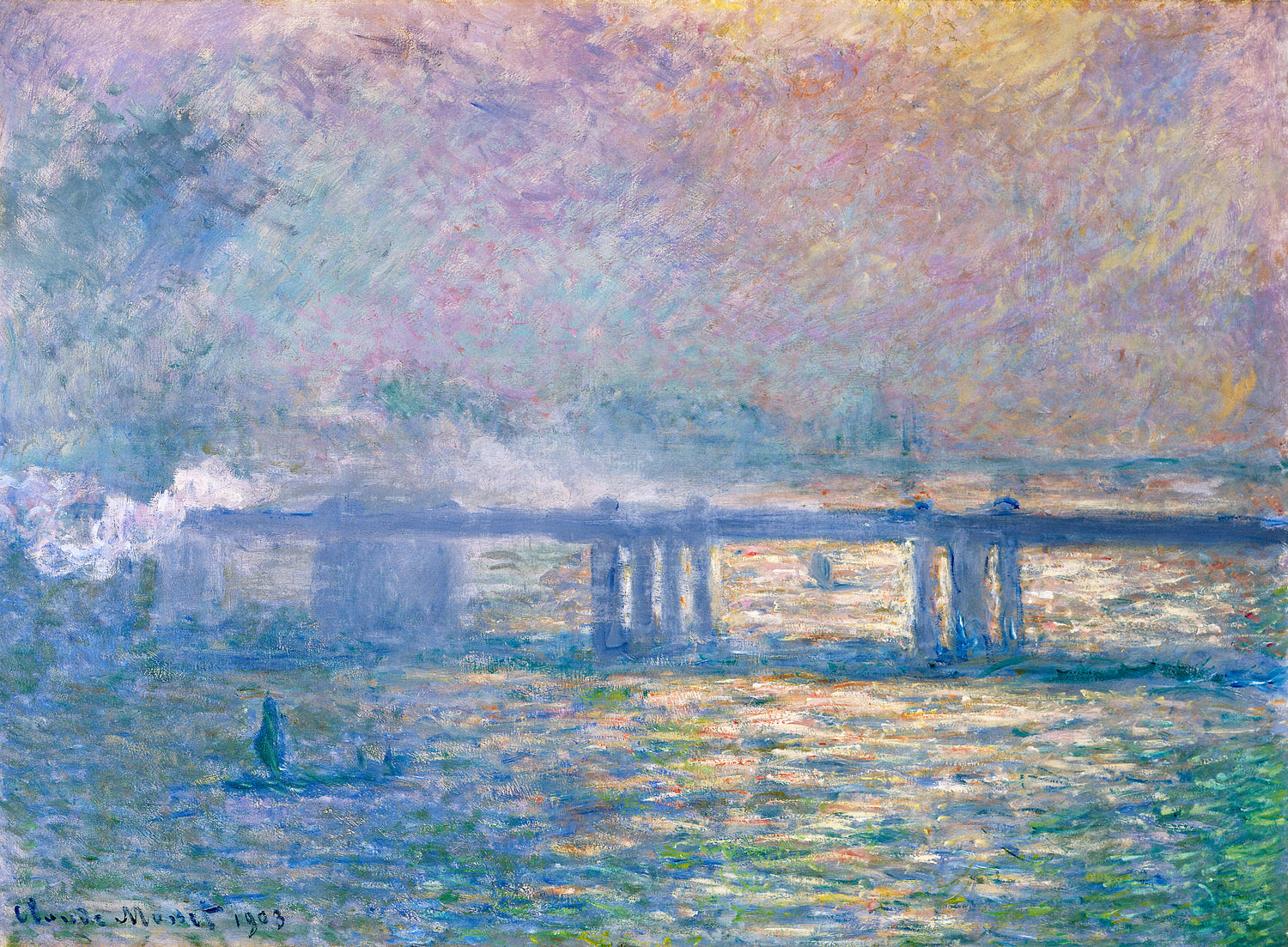 Charing Cross Bridge (1903) by Claude Monet