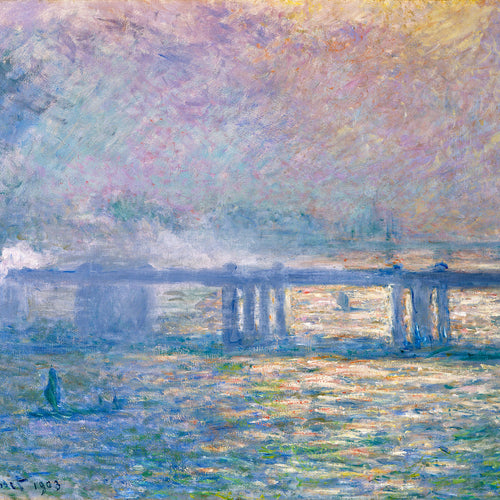 Charing Cross Bridge (1903) by Claude Monet