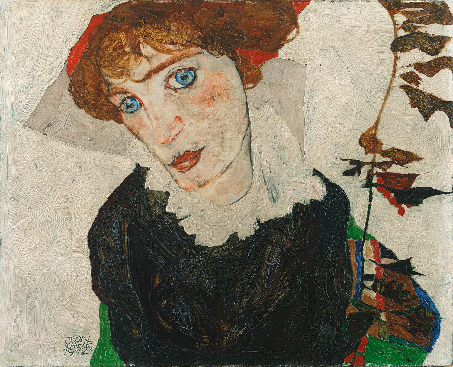 Portrait of Wally Neuzil (1912) by Egon Schiele