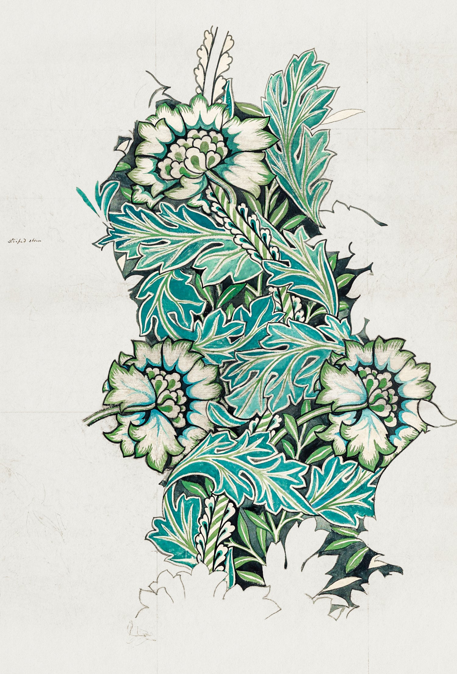 Anemone (1876) by William Morris