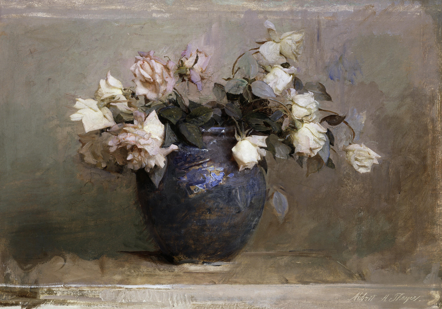 Roses (1890) by Abbott Handerson Thayer