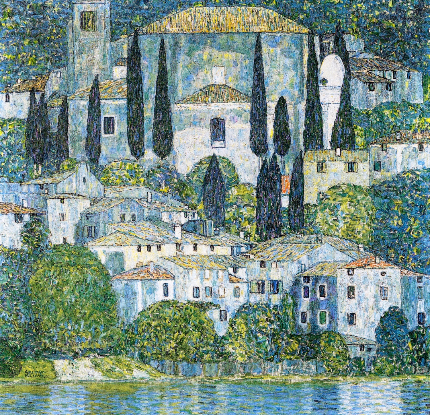 Kirche in Cassone (1913) by Gustav Klimt