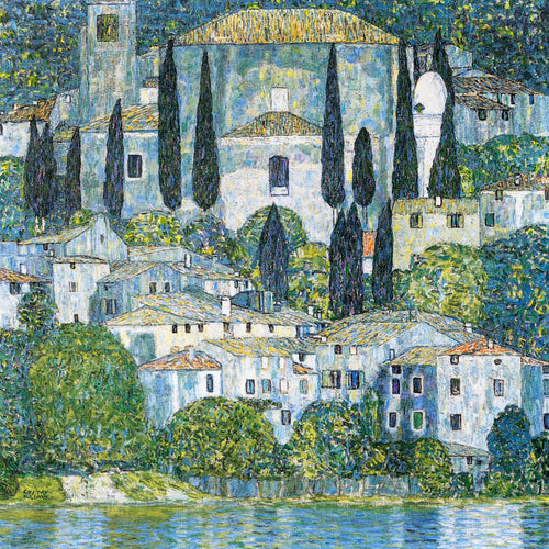 Kirche in Cassone (1913) by Gustav Klimt