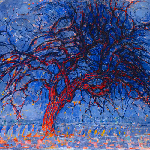 Avond (Evening): The Red Tree (1910) by Piet Mondrian