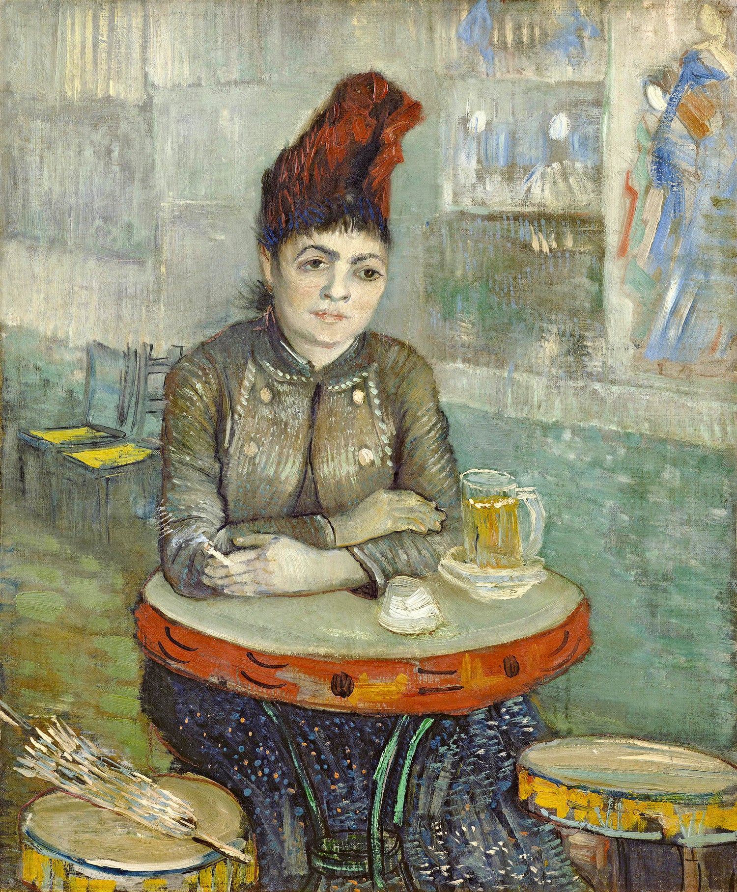 Agostina Segatori Sitting in the Café du Tambourin (1887-18888) by Vincent van Gogh