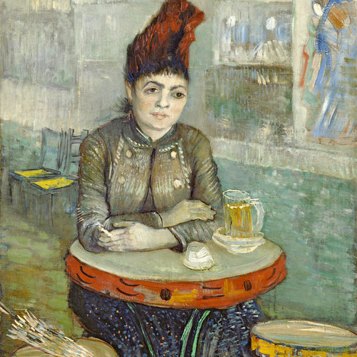 Agostina Segatori Sitting in the Café du Tambourin (1887-18888) by Vincent van Gogh