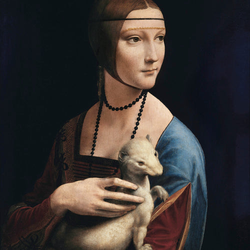 Lady with an Ermine (1490) by Leonardo da Vinci