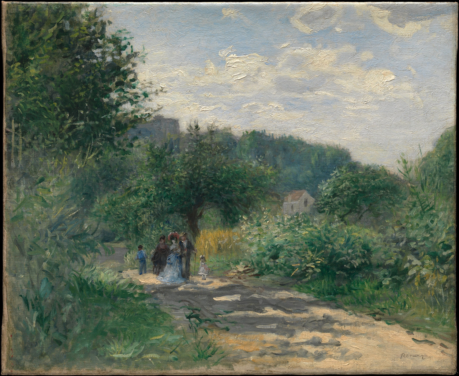 A Road in Louveciennes (ca. 1870) by Pierre-Auguste Renoir