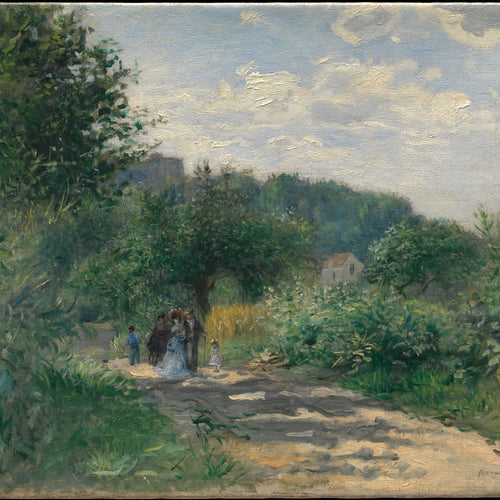 A Road in Louveciennes (ca. 1870) by Pierre-Auguste Renoir