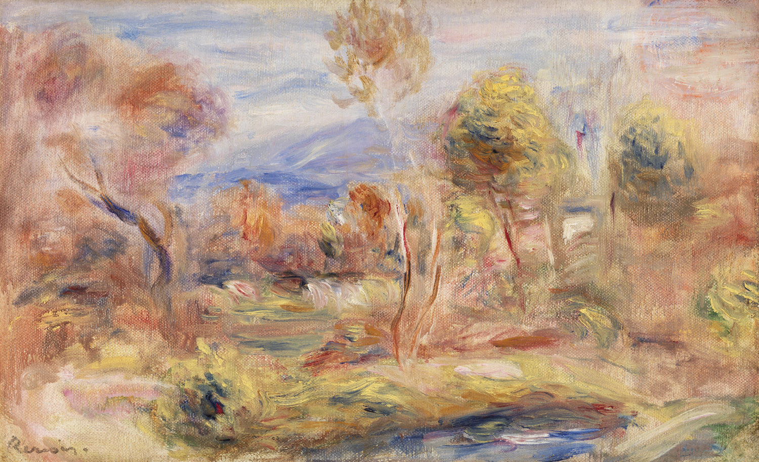 Glade (Clairi&egrave;re) (1909) by Pierre-Auguste Renoir