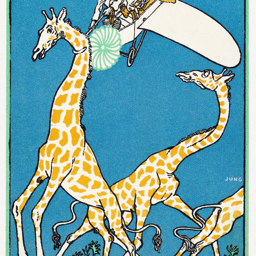 Bloodless Giraffe Hunt (Unblutige Jagd auf Giraffen) (1911) by Moriz Jung