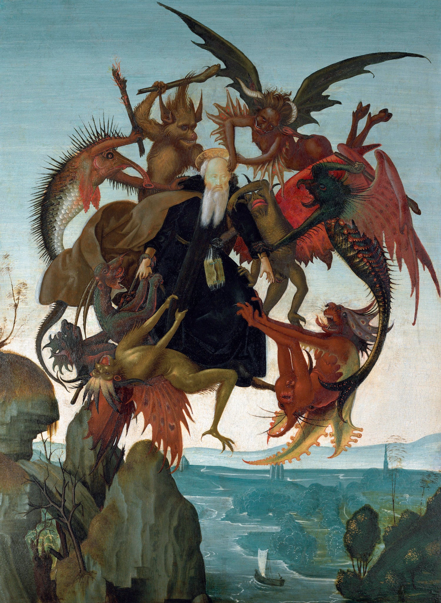 The Torment of Saint Anthony (1487-1488) by Michelangelo Buonarroti