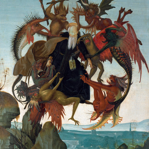 The Torment of Saint Anthony (1487-1488) by Michelangelo Buonarroti