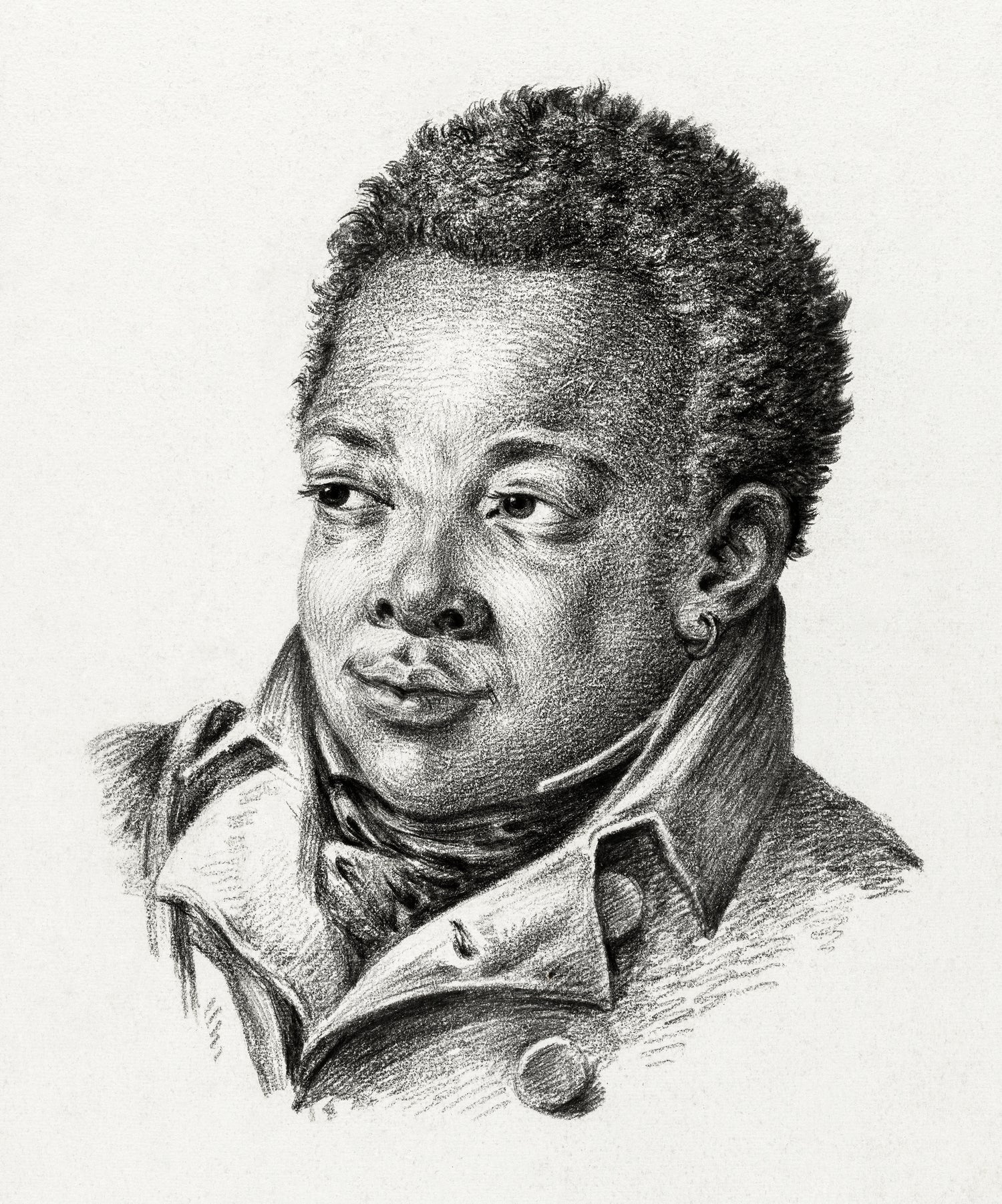 Portrait of a black man (1818) by Jean Bernard