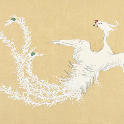 Bird from Momoyogusa-Flowers of a Hundred Generations (1909) by Kamisaka Sekka