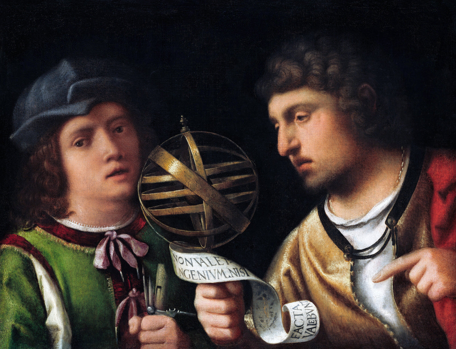 Giovanni Borgherini and His Tutor (1516) by Lorenzo Lotto