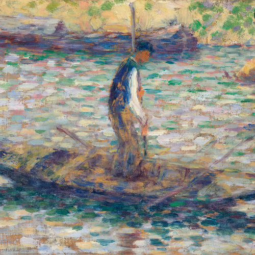 A Fisherman (1884) by Georges Seurat