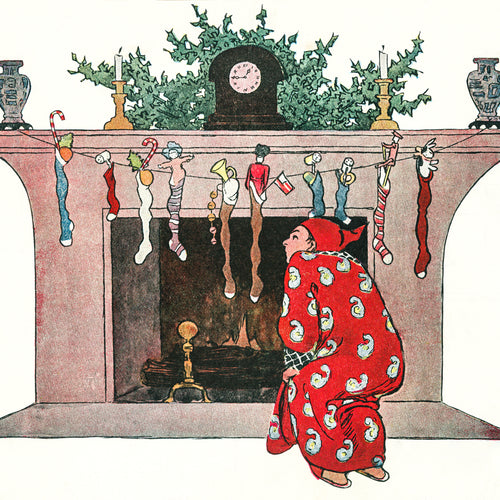 And Giving a Nod, Up the Chimney He Rose (1935) by Jessie Wilcox Smith