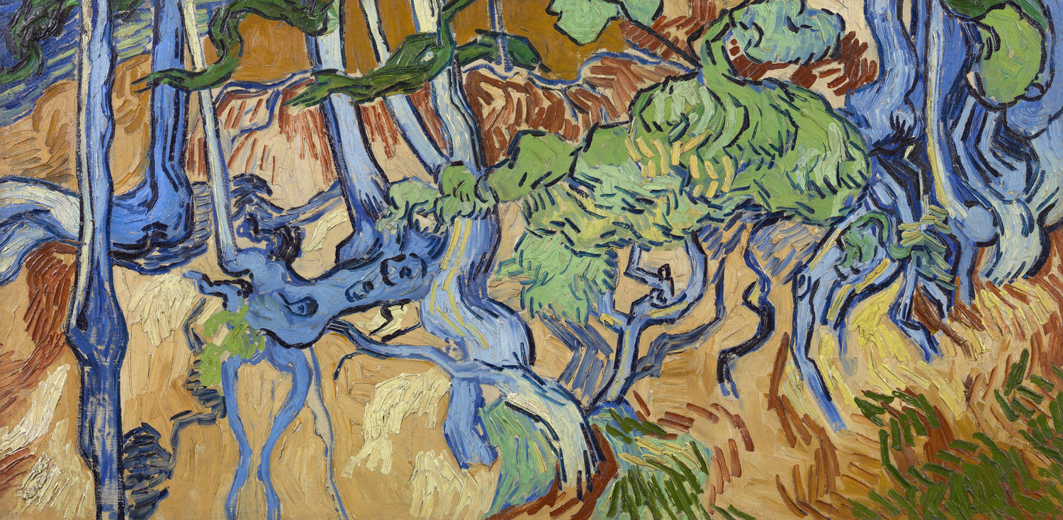 Tree Roots (1890) by Vincent van Gogh