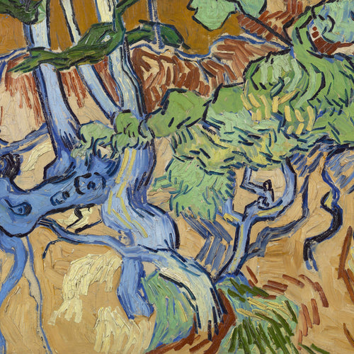 Tree Roots (1890) by Vincent van Gogh