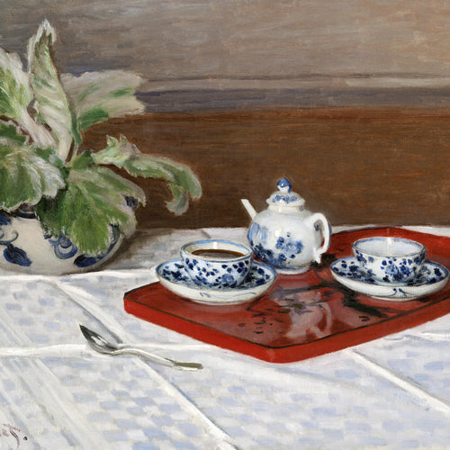 Still Life, Tea Service (1872) by Claude Monet