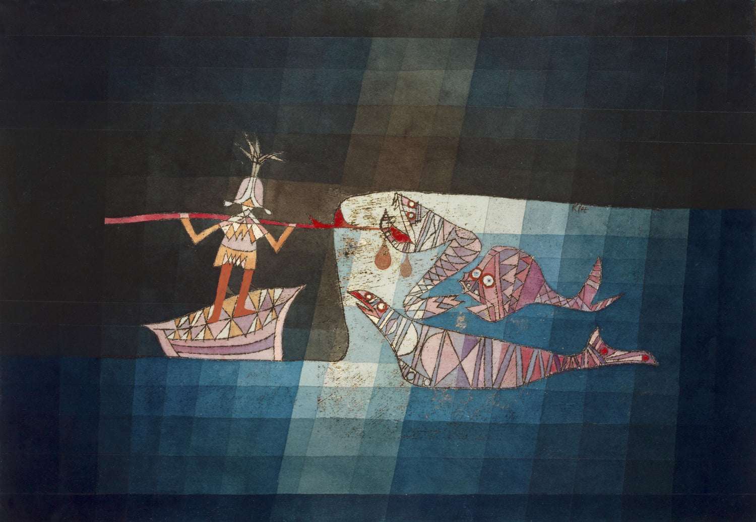 The Seafarers (1923) by Paul Klee