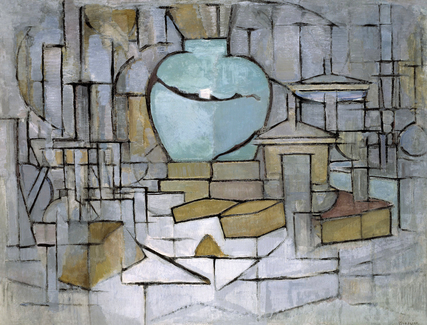 Still Life with Gingerpot II (1912) by Piet Mondrian