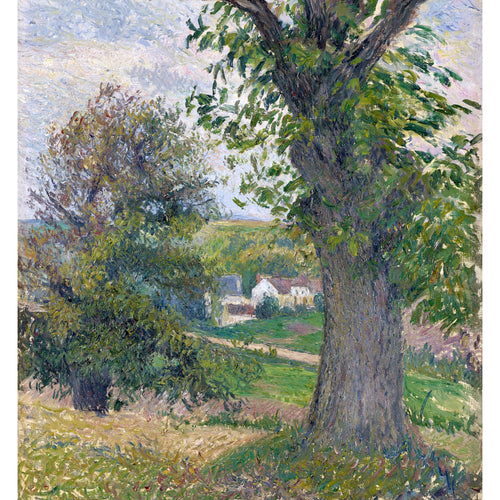 Chestnut trees in Osny (1883) by Camille Pissarro