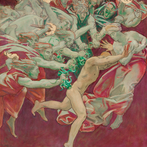 Study for the Museum of Fine Arts, Boston, Murals: Orestes and the Furies (1920-1921) by John Singer Sargent