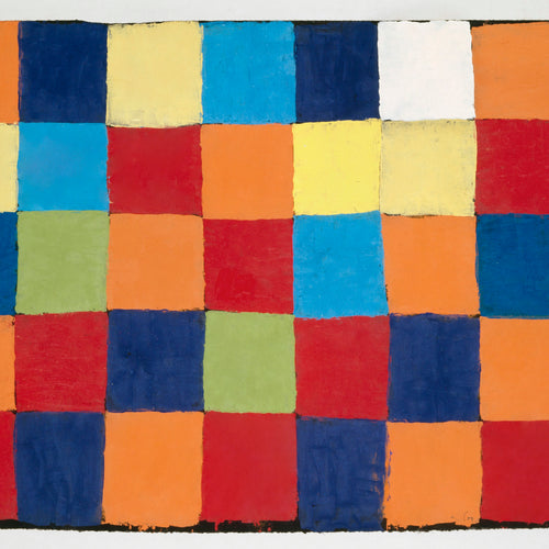 Qu 1' color chart (1930) by Paul Klee