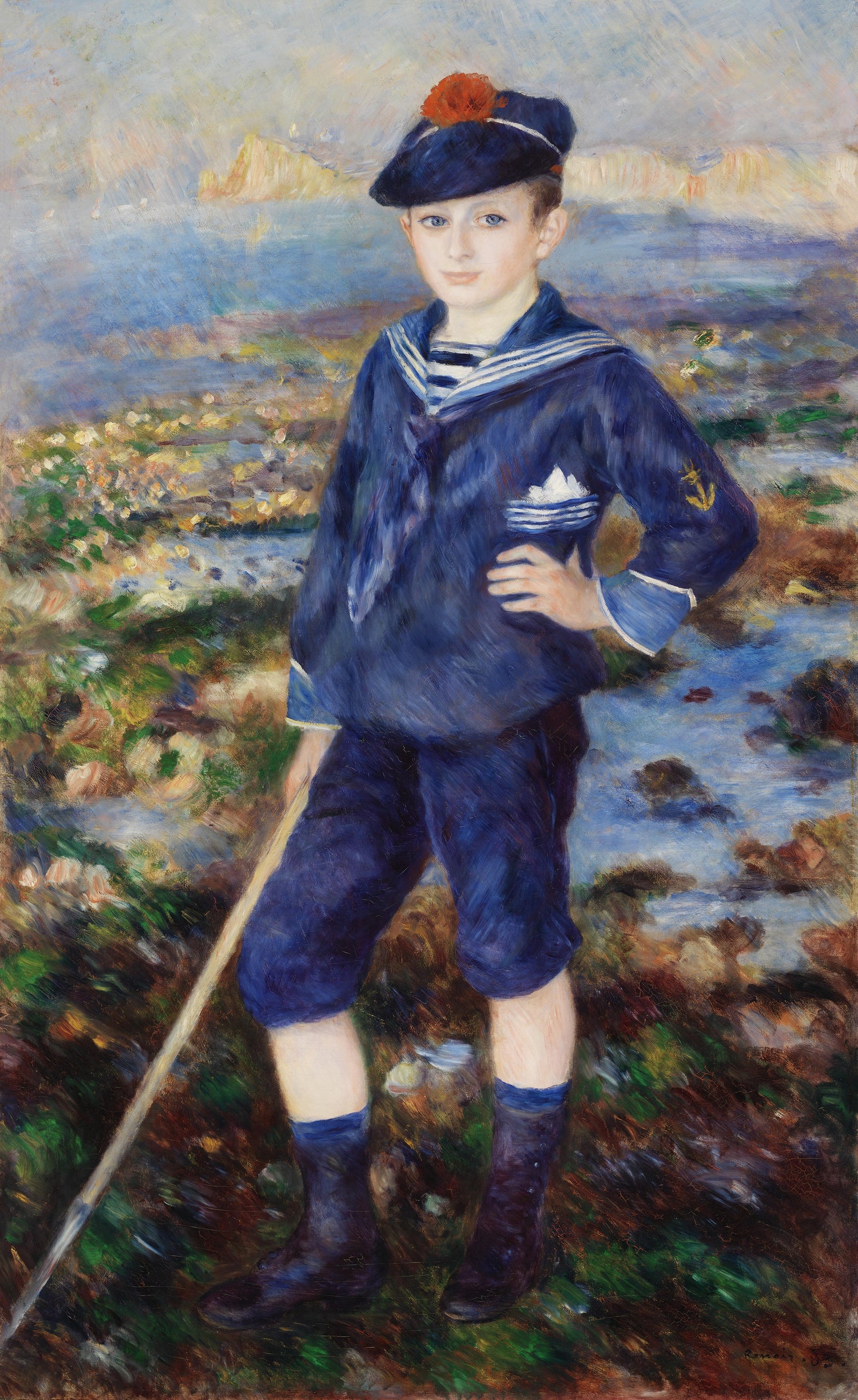 Sailor Boy (Portrait of Robert Nunès) (1883) by Pierre-Auguste Renoir