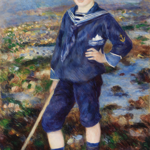 Sailor Boy (Portrait of Robert Nunès) (1883) by Pierre-Auguste Renoir