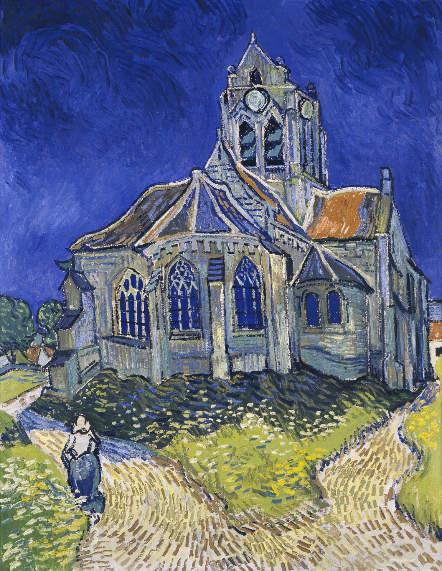 The Church at Auvers (1890) by Vincent van Gogh